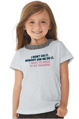 I Didn't Do It Toddler Ruffled Trim T-Shirt-Direct To Garment Print-Brisco Baby