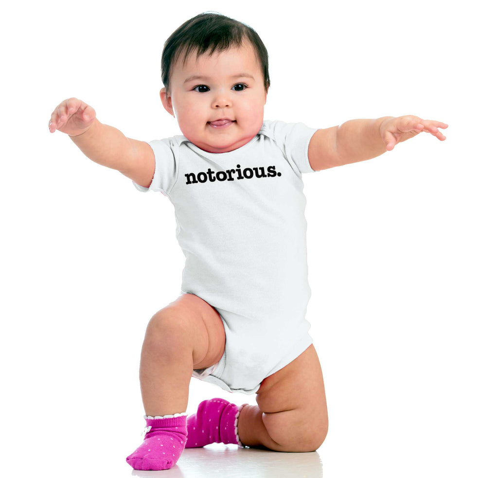 Notorious Romper Bodysuit-Direct To Garment Print-Brisco Baby