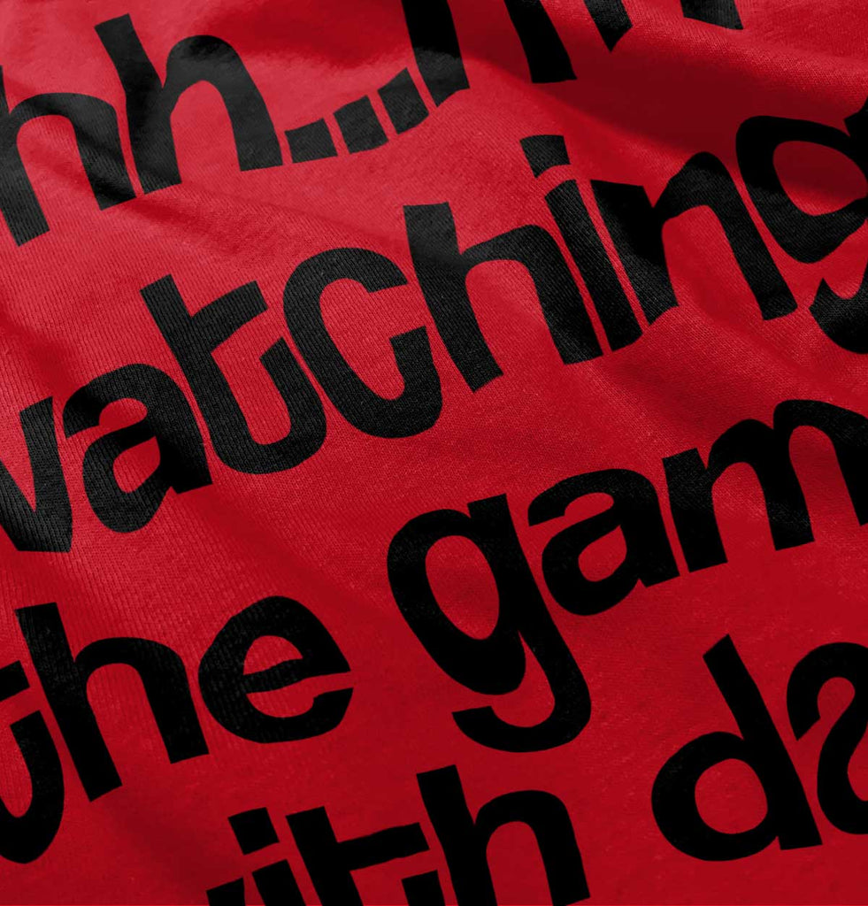 Watching the Game Toddler Pullover Hoodie-Direct To Garment Print-Brisco Baby