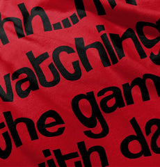 Watching the Game Toddler Pullover Hoodie-Direct To Garment Print-Brisco Baby