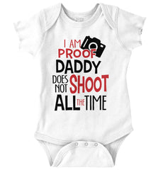 Photographer Father Romper Bodysuit-Direct To Garment Print-Brisco Baby