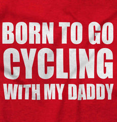 Cycling With Daddy Baby Polka Dot Skirt Dress-Direct To Garment Print-Brisco Baby