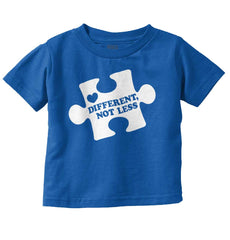 Different Not Less Infant Toddler T Shirt-Direct To Garment Print-Brisco Baby