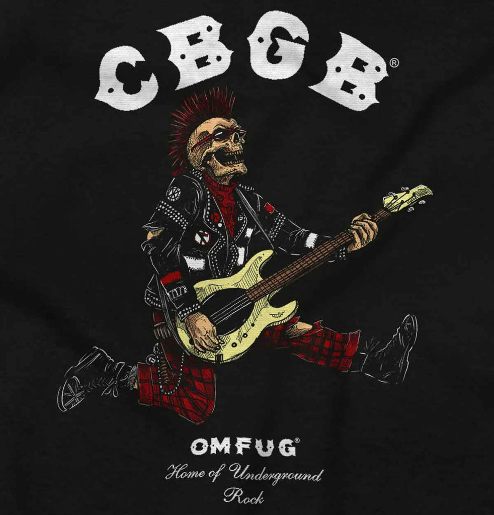 Rock Star CBGB Infant Baby Bib-Direct To Garment Print-Brisco Baby