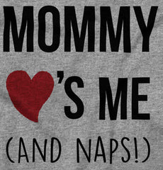 Mommy Loves Me Infant Toddler T Shirt-Direct To Garment Print-Brisco Baby