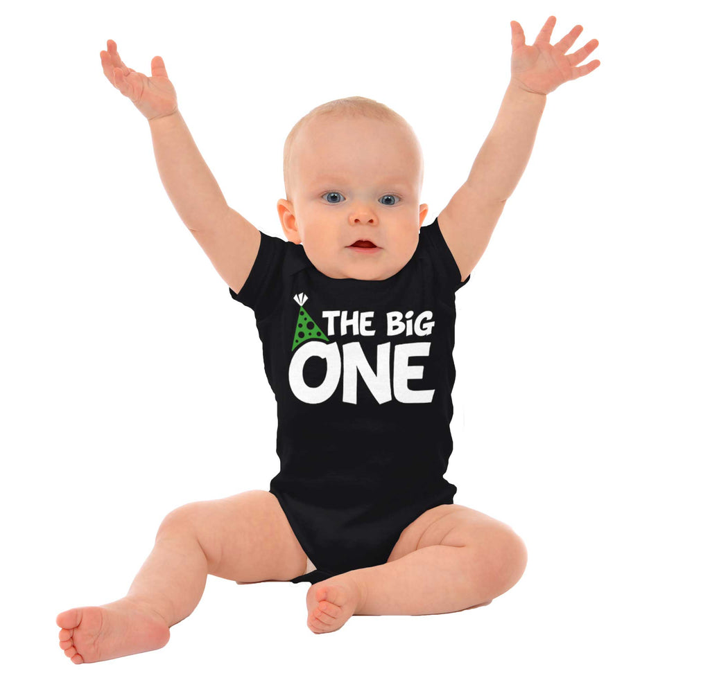 Big One Romper Bodysuit-Direct To Garment Print-Brisco Baby