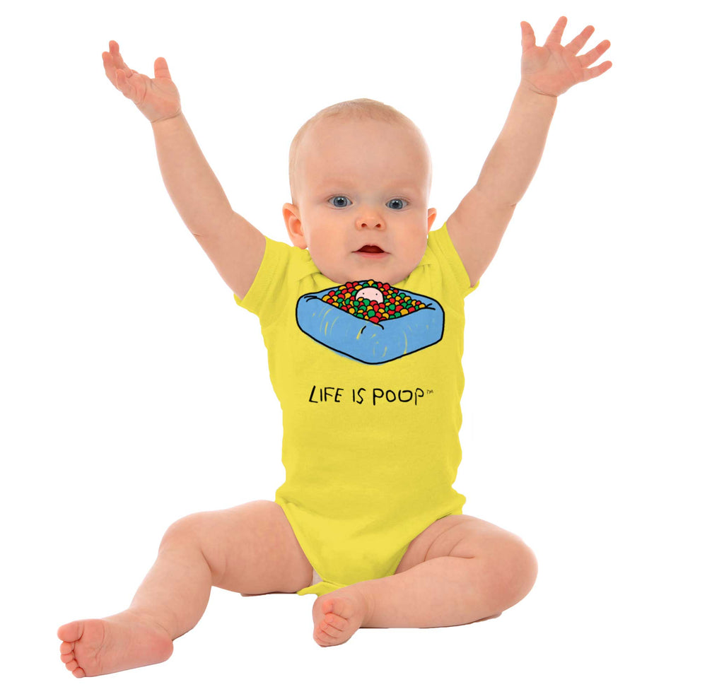 Ball Pit Romper Bodysuit-Direct To Garment Print-Brisco Baby