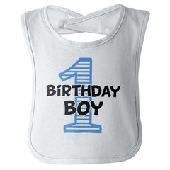 Birthday Boy Infant Baby Bib-Direct To Garment Print-Brisco Baby