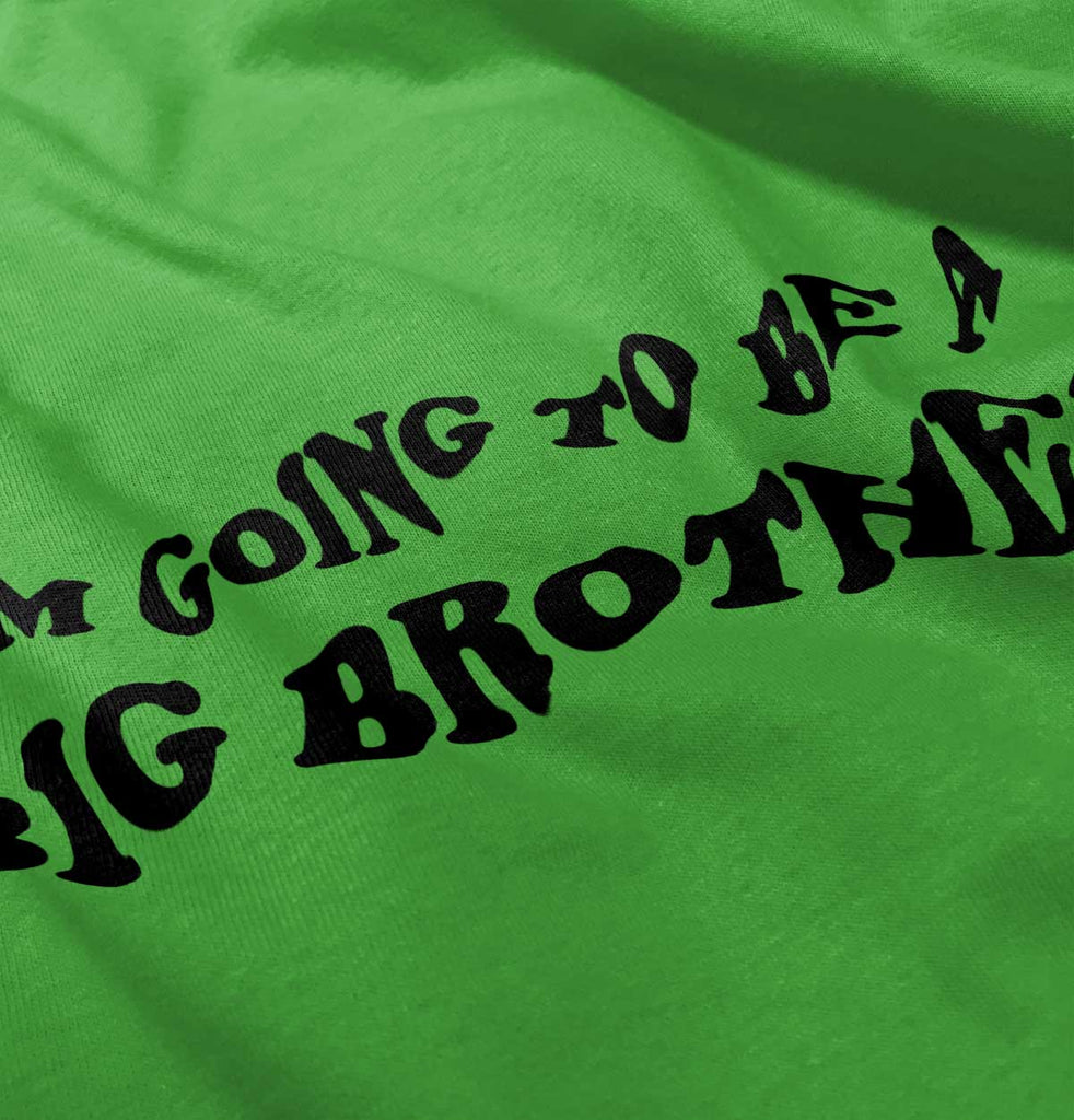 I'm Going To Be A Big Brother Romper Bodysuit-Direct To Garment Print-Brisco Baby