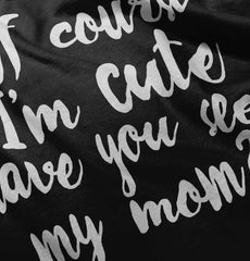 Cute Mom Infant Toddler T Shirt-Direct To Garment Print-Brisco Baby