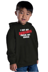 Badass Uncle Toddler Pullover Hoodie-Direct To Garment Print-Brisco Baby