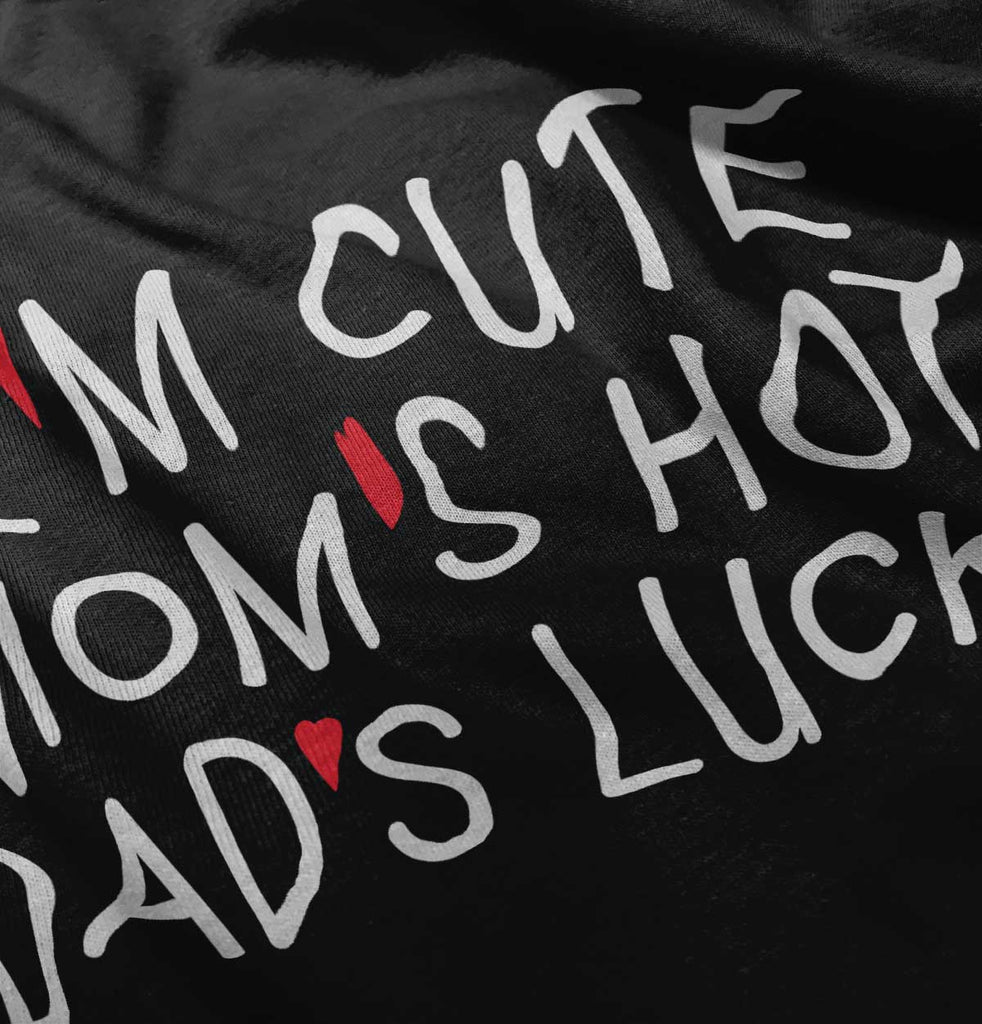 Dads Lucky Infant Toddler T Shirt-Direct To Garment Print-Brisco Baby