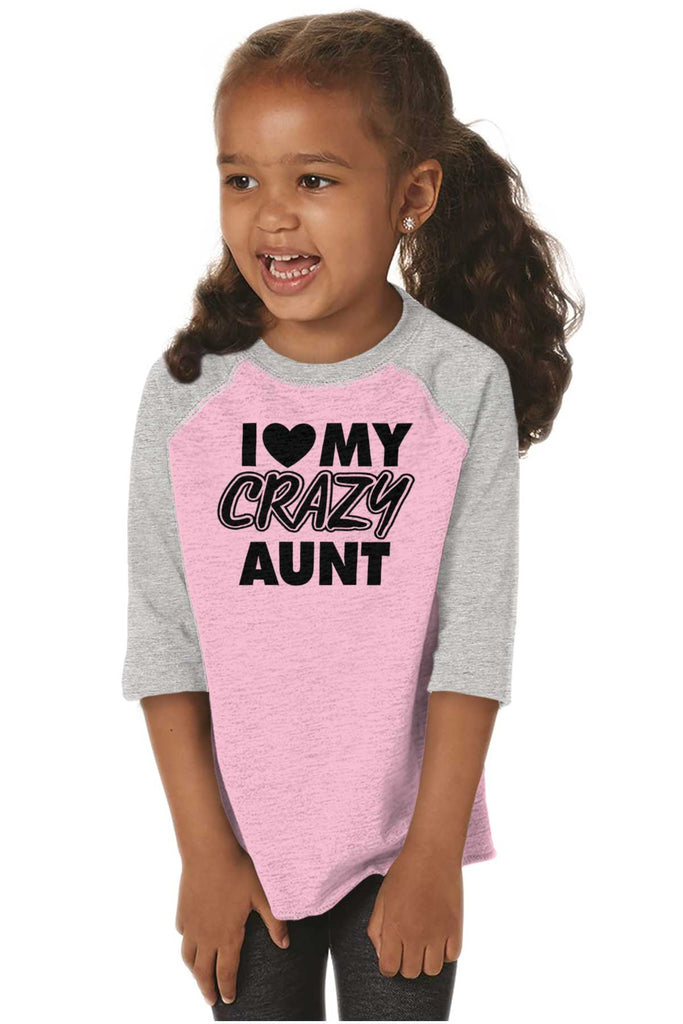 Crazy Aunt Toddler Baseball-Direct To Garment Print-Brisco Baby