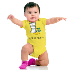 Potty Train Romper Bodysuit-Direct To Garment Print-Brisco Baby