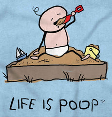 Eating Sand Infant Toddler T Shirt-Direct To Garment Print-Brisco Baby