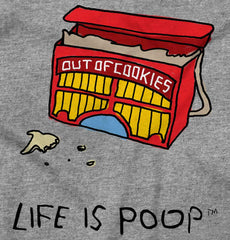 Out of Cookies Infant Toddler T Shirt-Direct To Garment Print-Brisco Baby