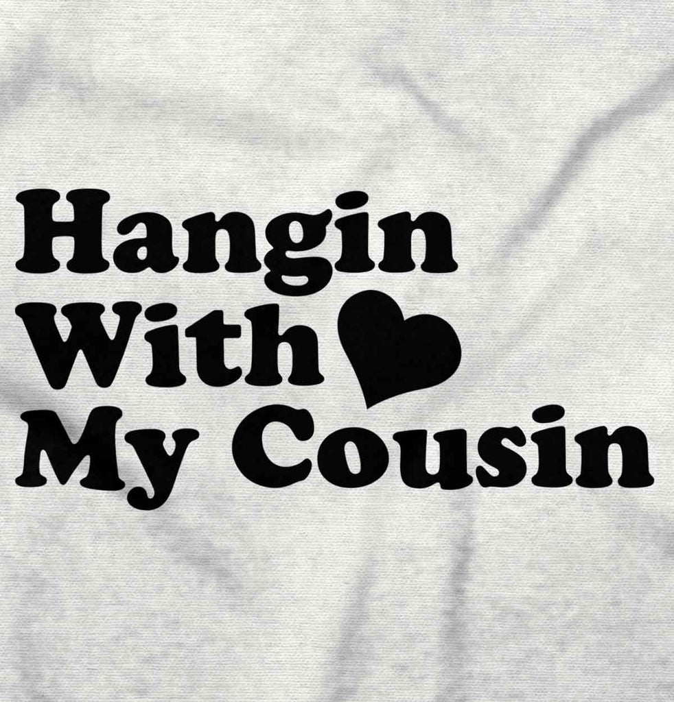 Hangin With Cousin Infant Baby Bib-Direct To Garment Print-Brisco Baby