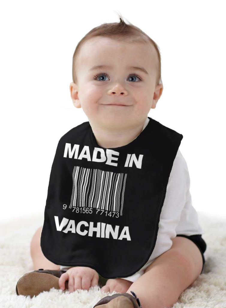 Made In Vachina Infant Baby Bib-Direct To Garment Print-Brisco Baby