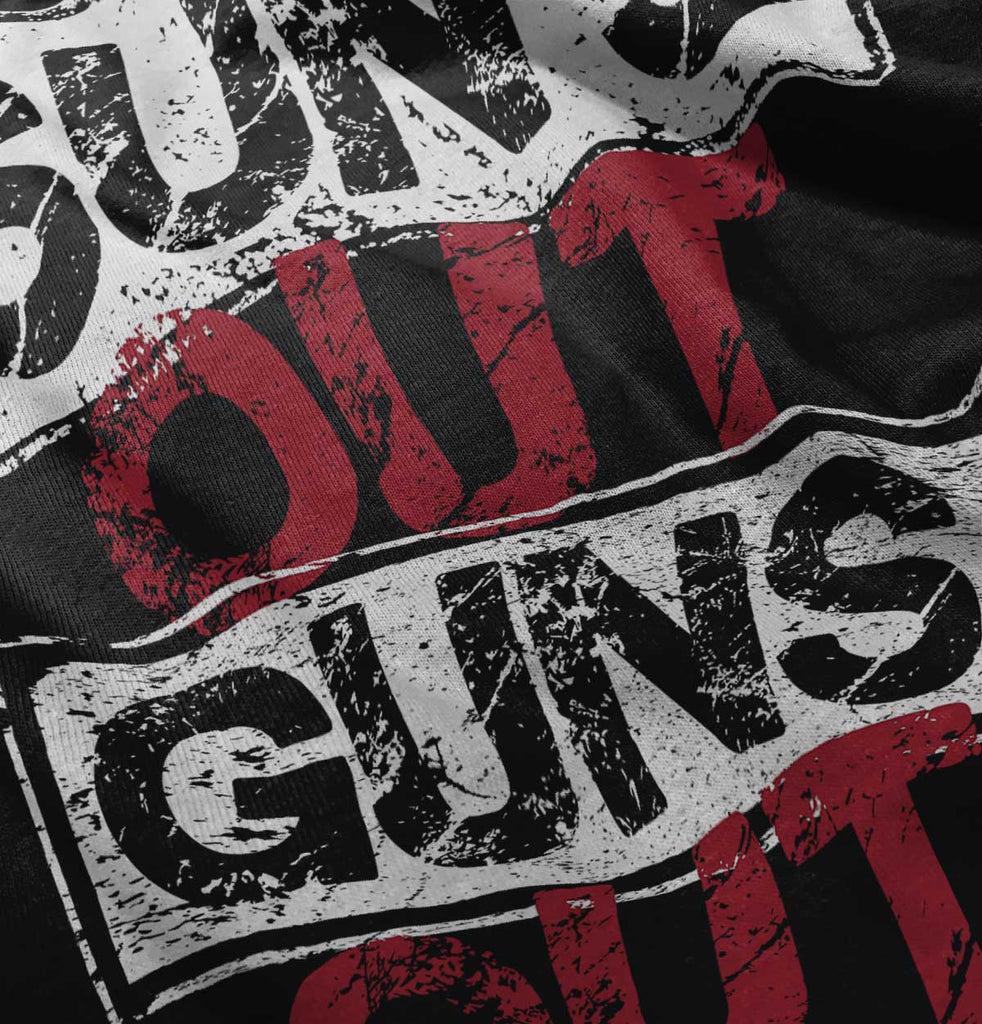 Guns Out Infant Toddler T Shirt-Direct To Garment Print-Brisco Baby