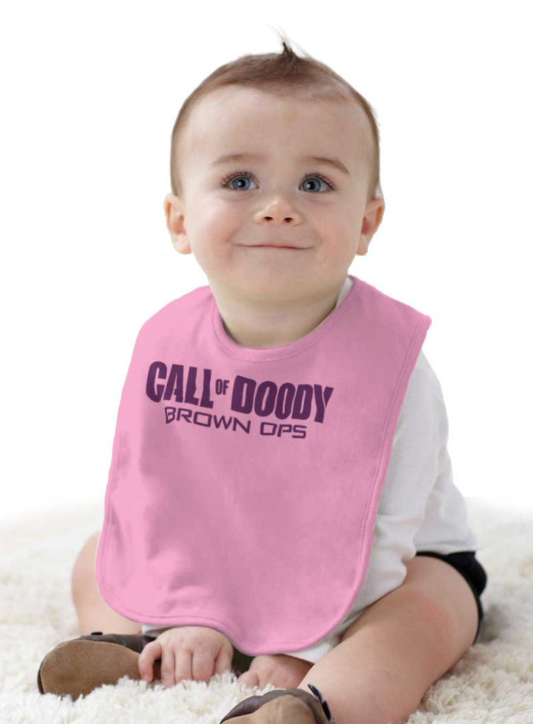 Call Of Doody Infant Baby Bib-Direct To Garment Print-Brisco Baby