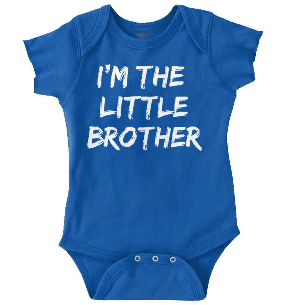 I'm The Little Brother Romper Bodysuit-Direct To Garment Print-Brisco Baby