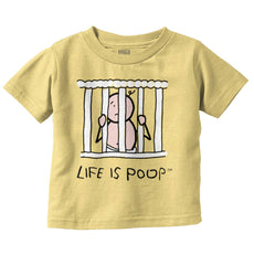 Jail Crib Infant Toddler T Shirt-Direct To Garment Print-Brisco Baby