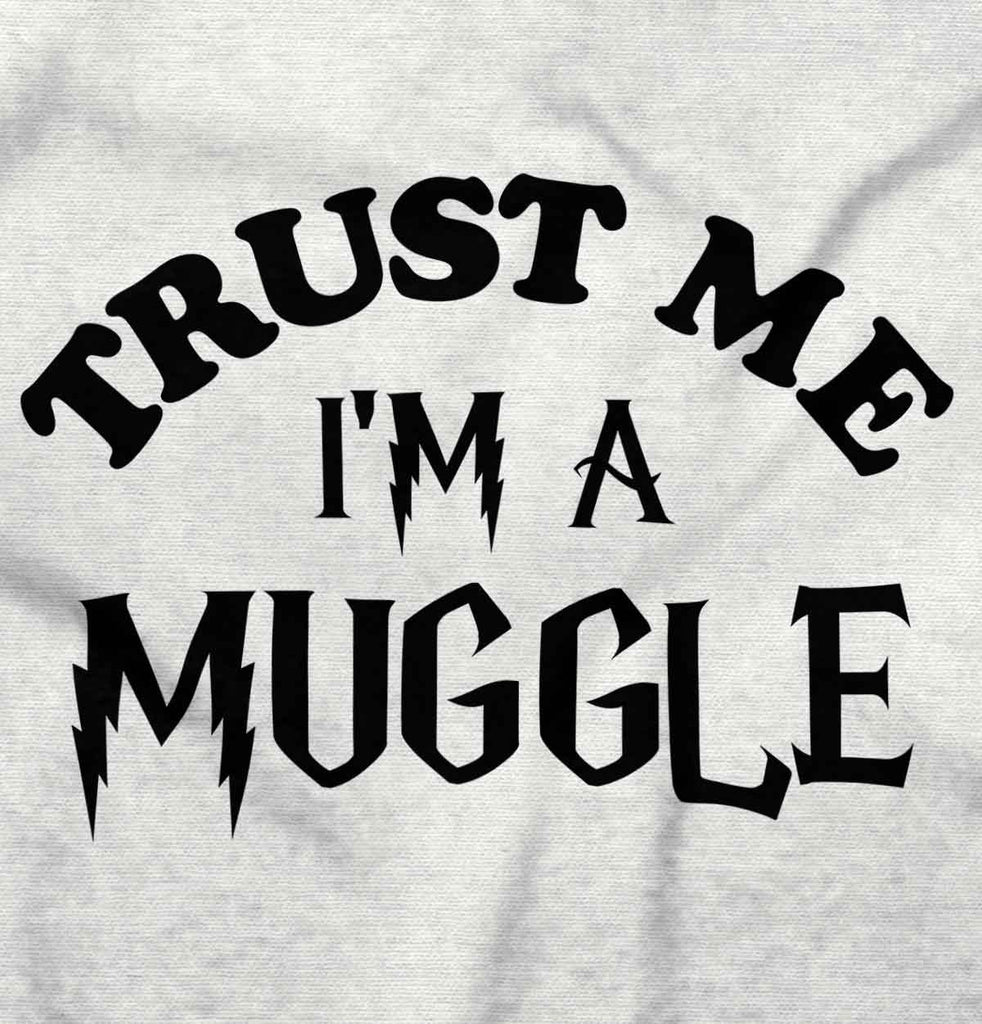 Trust Me I'm A Muggle Romper Bodysuit-Direct To Garment Print-Brisco Baby