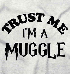 Trust Me I'm A Muggle Romper Bodysuit-Direct To Garment Print-Brisco Baby