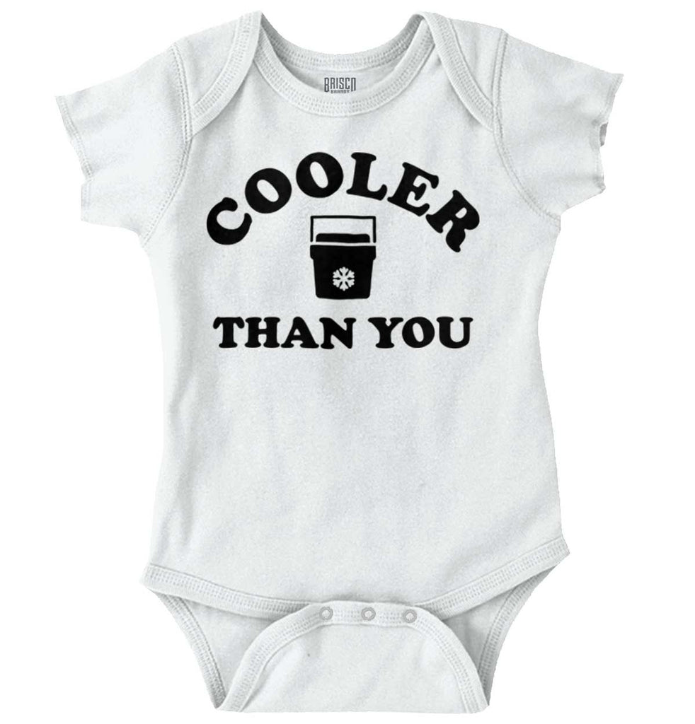 Cooler Than You Romper Bodysuit-Direct To Garment Print-Brisco Baby