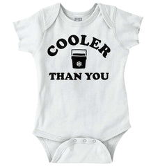 Cooler Than You Romper Bodysuit-Direct To Garment Print-Brisco Baby