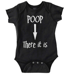 Poop There It Is Romper Bodysuit-Direct To Garment Print-Brisco Baby