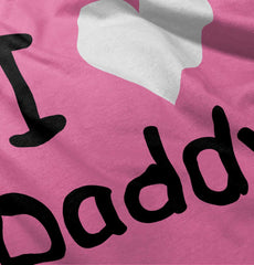 I Heart Daddy Baby Polka Dot Skirt Dress-Direct To Garment Print-Brisco Baby