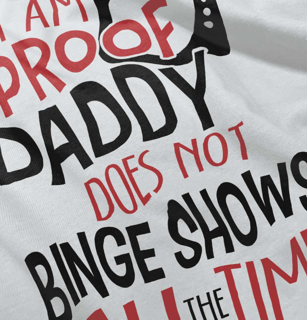 Binge TV Shows Romper Bodysuit-Direct To Garment Print-Brisco Baby