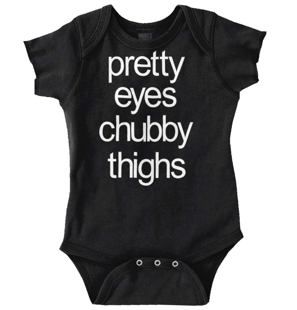 Chubby Thighs Romper Bodysuit-Direct To Garment Print-Brisco Baby