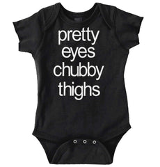 Chubby Thighs Romper Bodysuit-Direct To Garment Print-Brisco Baby