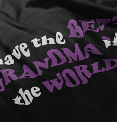 Best Grandma In The World Romper Bodysuit-Direct To Garment Print-Brisco Baby