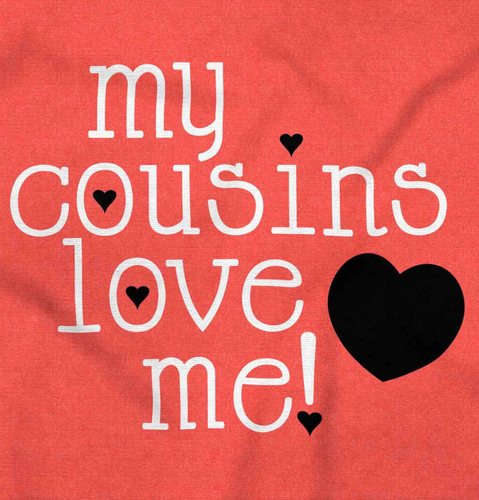 Cousins Love Me Toddler Football Jersey Tee-Direct To Garment Print-Brisco Baby