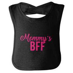 Mommy's BFF Infant Baby Bib-Direct To Garment Print-Brisco Baby