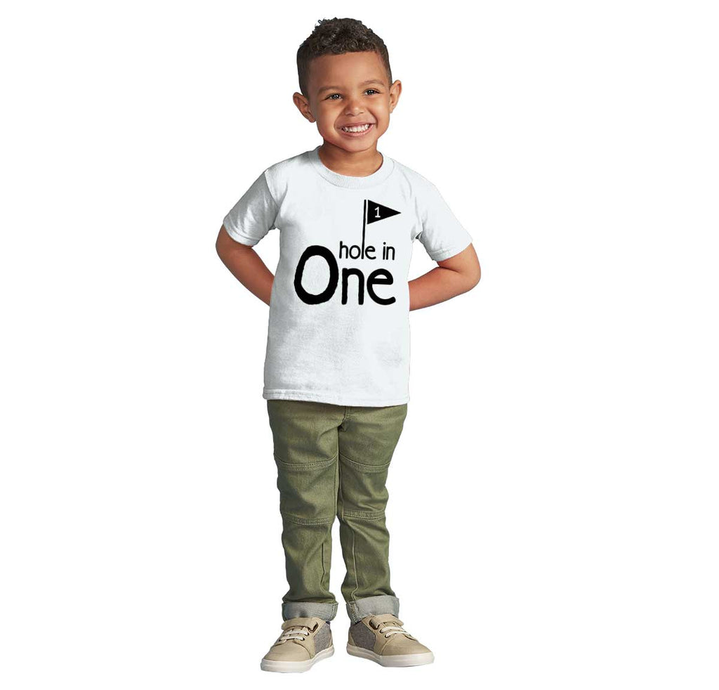 Hole In One Infant Toddler T Shirt-Direct To Garment Print-Brisco Baby