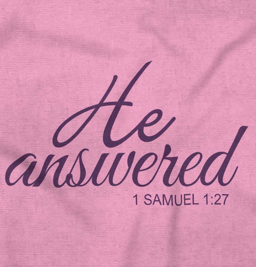 He Answered Romper Bodysuit-Direct To Garment Print-Brisco Baby