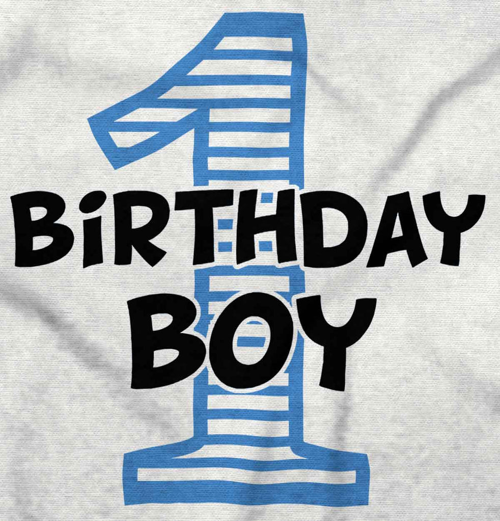 Birthday Boy Romper Bodysuit-Direct To Garment Print-Brisco Baby