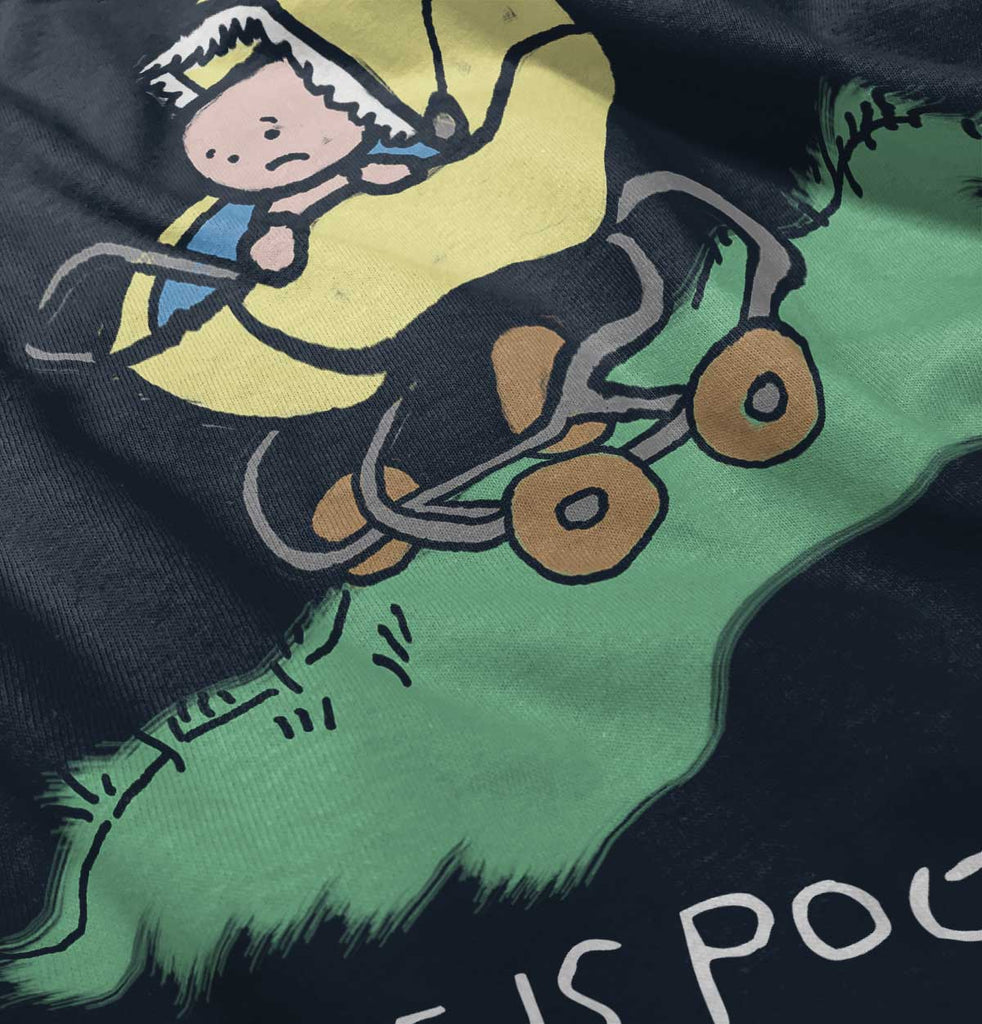 Downhill Stroller Infant Toddler T Shirt-Direct To Garment Print-Brisco Baby