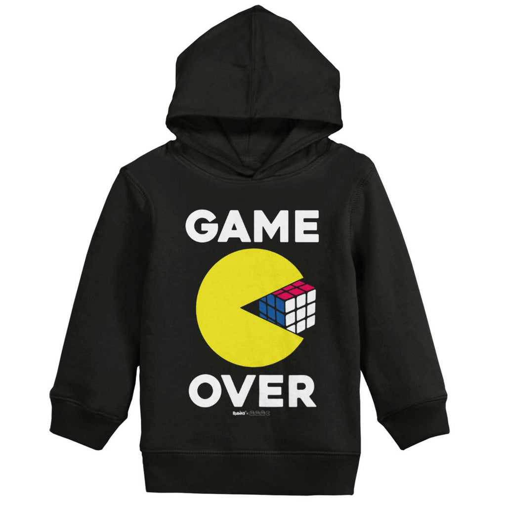 Game Over Toddler Pullover Hoodie-Direct To Garment Print-Brisco Baby