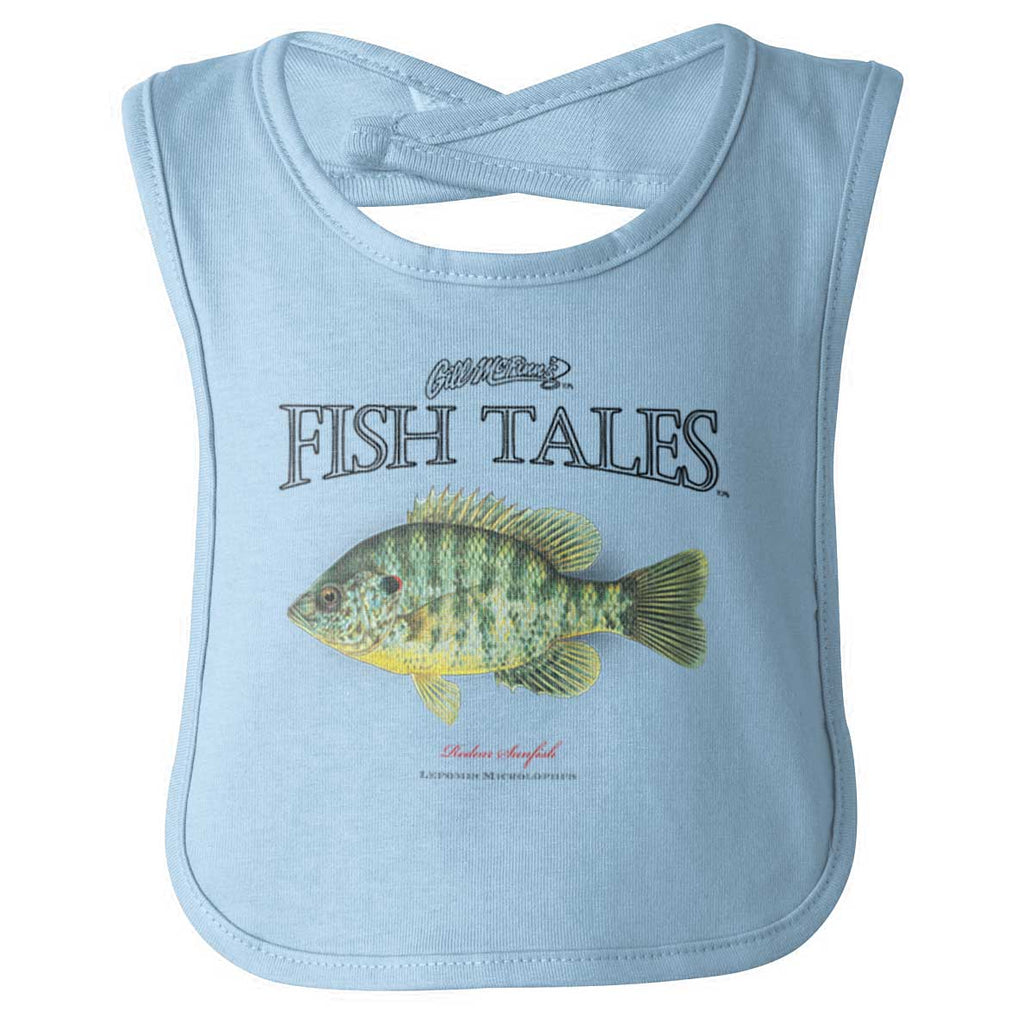 Redear Sunfish Infant Baby Bib-Direct To Garment Print-Brisco Baby