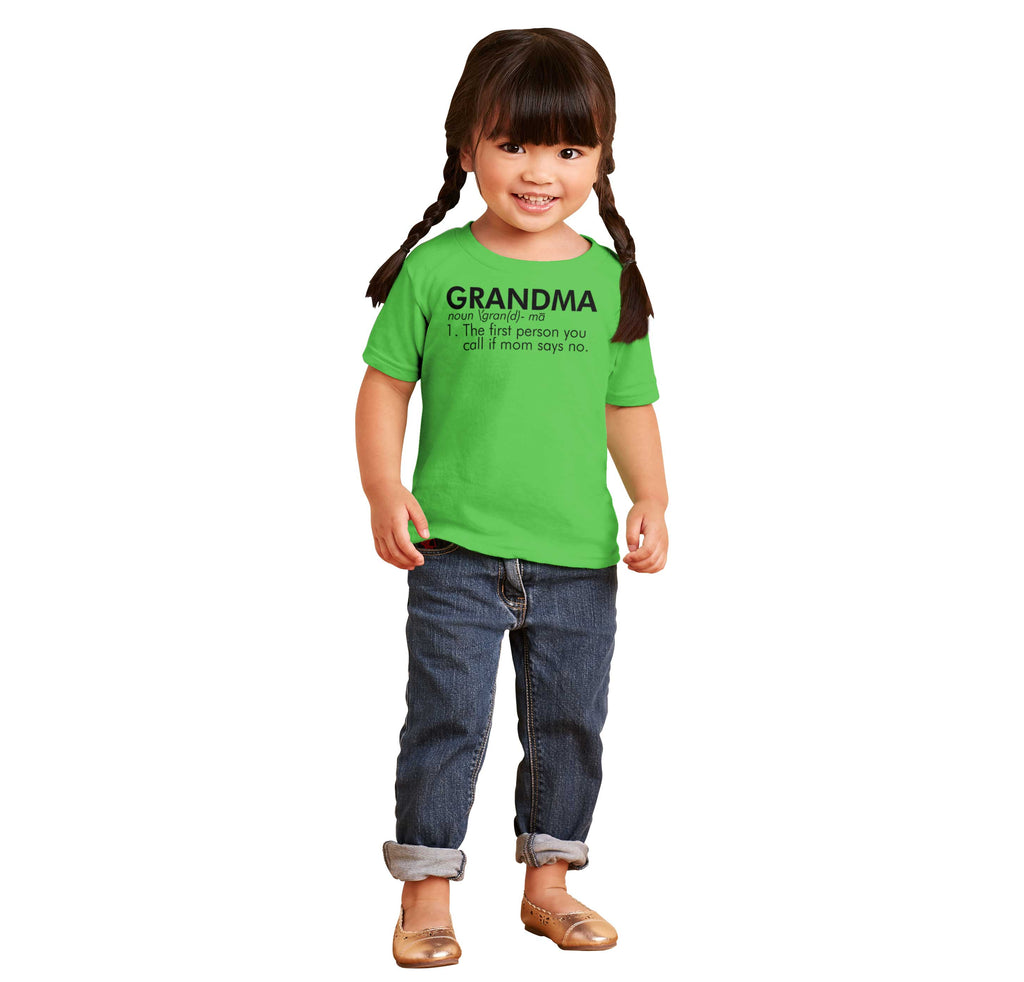 Grandma Defined Infant Toddler T Shirt-Direct To Garment Print-Brisco Baby