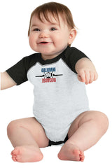 I'm Inverted Raglan Romper Bodysuit-Direct To Garment Print-Brisco Baby