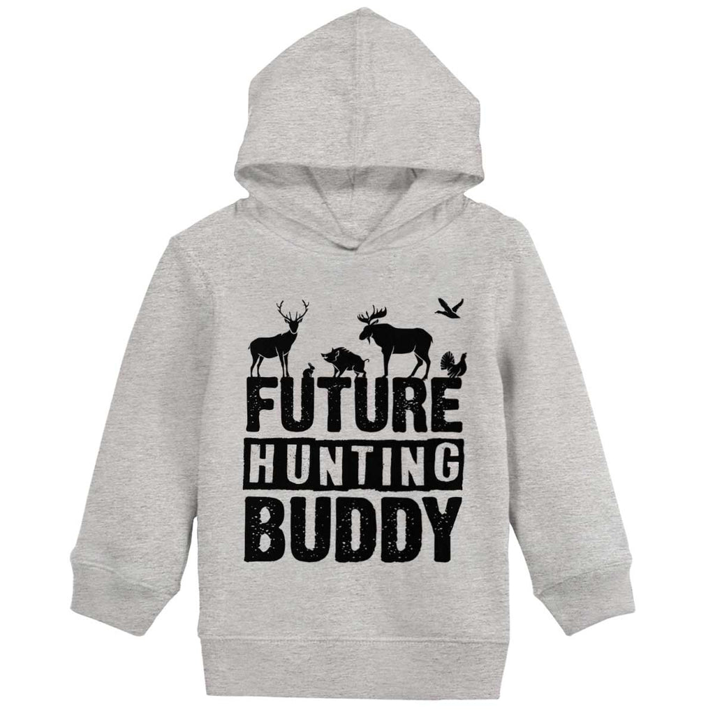 Future Deer Hunting Bud Toddler Pullover Hoodie-Direct To Garment Print-Brisco Baby