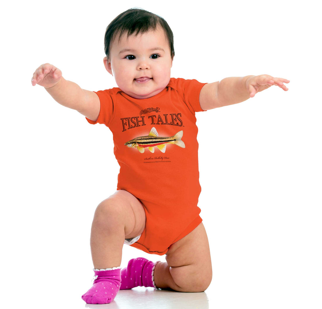 Southern Redbelly Dace Romper Bodysuit-Direct To Garment Print-Brisco Baby