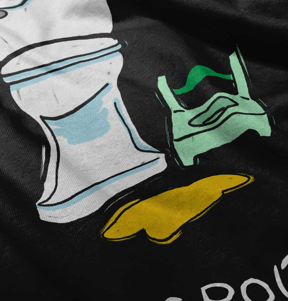 Potty Train Infant Toddler T Shirt-Direct To Garment Print-Brisco Baby