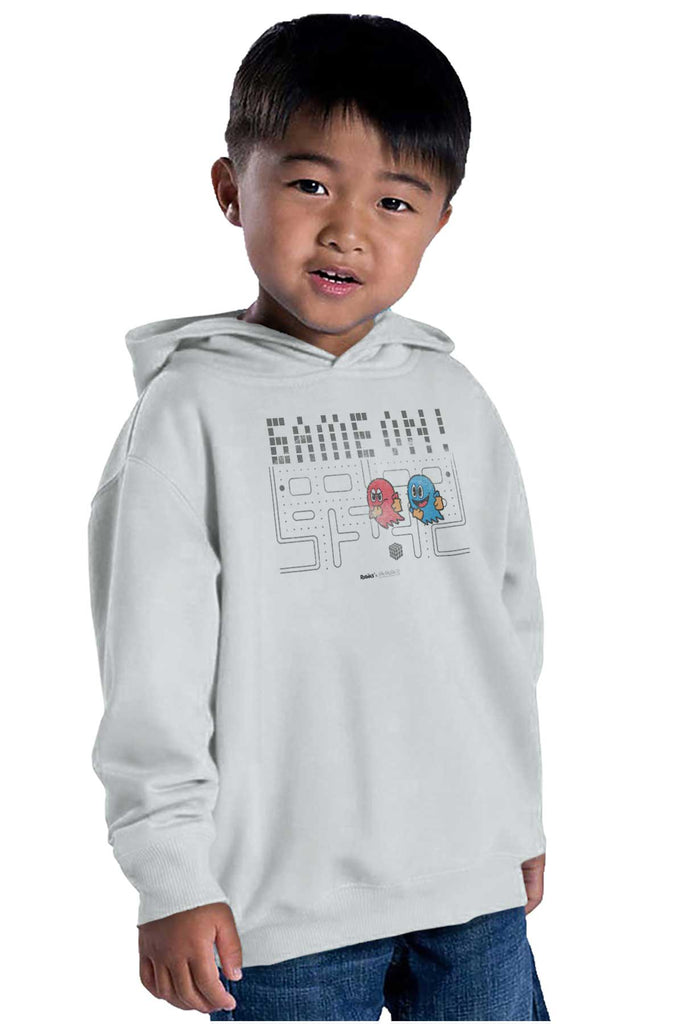 Pac-Man Ghosts Toddler Pullover Hoodie-Direct To Garment Print-Brisco Baby